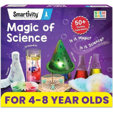 Smartivity Magic Science Kit for Children 4-6-8 Years, Birthday Gifts for Boys and Girls Over 50 Amazing Science Experiments, Educational Toys for Children from 4 5 6 7