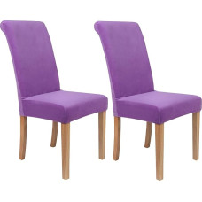 Colorxy Spandex Fabric Stretch Dining Chair Slipcovers Home Decor Set of 4