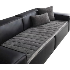 uyeoco Sofa Cover Sofa Cover Corner Sofa L Shape Couch Throw, Plush Super Soft Sofa Throw Non-Slip Sofa Cover Sofa Throw Thickened Decoration for 2 3 Seater Sofa (Color : 1@, Size : 50x160cm)