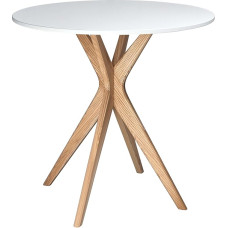 RAGABA Jubi apvalus valgomojo stalas 60 cm, baltas