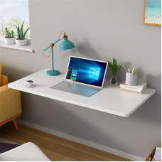 Sulankstomas sieninis stalas, sieninis sulankstomas stalas, plaukiojanti medinė lentyna, sulankstomas sieninis stalas, sulankstoma sieninė lentyna valgomajame, studijų kambaryje, virtuvėje, vakarienei, skalbykloje, bare ir kt. (Balta)