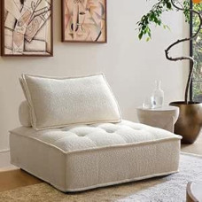 Vakuuminio suspaudimo sofa be rėmo Gryna kempinė Vieno gabalo audinys