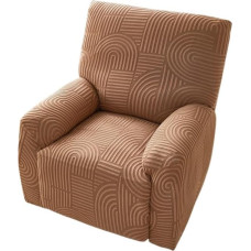 Liege-Schonbezug, 4/6/8-teiliges Set, Stretch-Sofabezug, weicher, Dicker, waschbarer Möbelschutz for Wohnzimmer(Brown,3 Seats)
