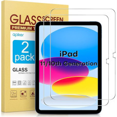 apiker For iPad 11/10th Generation Tempered Glass Compatible with 2025 iPad 11 inch (A16)/10th Generation Screen Protector, Anti Scratch, Bubble Free, 2 Pack