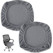 2 apvalių sėdynių užvalkalų rinkinys, kėdžių užvalkalai, minkštos kėdės sėdynės pagalvėlės užvalkalas, biuro kėdė, kėdžių užvalkalai, plaunami, apsauginis užvalkalas, baro kėdė, elastingas kėdės pagalvėlės užvalkalas, biuro kėdė