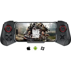 MFi Wireless Game Controller, Megadream iOS Mobile Gamepad Joystick für Phone 13, 13 Mini, 13 Pro Max, 12, 12 Pro, Pro Max, XR, XS Max, 11 Pro, 11 Pro Max, Direct Play (Schwarz)