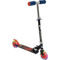 Spiderman vaikų paspirtukas mergaitėms ir berniukams - sulankstomas 2 ratų paspirtukas - berniukų paspirtukas ir mergaičių paspirtukas - reguliuojamas violetinis apšviestas paspirtukas - dviejų ratų paspirtuko ratai šviečia -