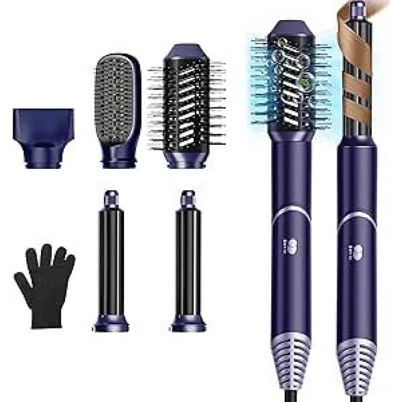 Plaukų garbanojimo žnyplės Styler Set 5 in 1