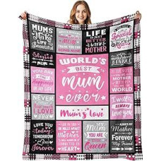 LOMY Mutter-Geburtstagsgeschenke, Decke, Muttertagsgeschenke für Muttertag, Weihnachten, Valentinstag, Geschenke für Mutter, Mutter, Stiefmutter, von Tochter oder Sohn