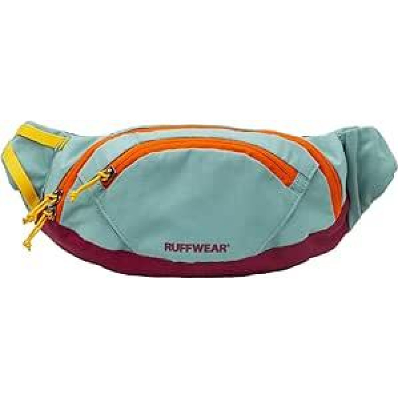 RUFFWEAR Home Trail Waist Bag, reguliuojamas krepšys per petį ir juosmens krepšys šuniui vedžioti, krepšys per petį, krepšys per petį arba juosmens krepšys su kišenėmis su užtrauktukais, krepšys skanėstams