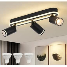 MYCUL Spot Lamp LED belaidis lubų prožektorius su nuotolinio valdymo pulteliu Puck Light skaitymo lempa AA baterija veikianti naktinė šviesa su besisukančia šviesos galvute, skirta veidrodžiui, tapybai, strėlytėms, virtuvei, laiptų praėjimui