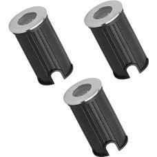 LIGHTWOORLD24 LED įleidžiami grindų prožektoriai, apvalūs, 3 vnt., sodo prožektoriai, 230 V, 1 W, šaltai balta grindų šviesa, važiuojantys ir neslystantys grindų prožektoriai, tako šviesa, lauko apšvietimas