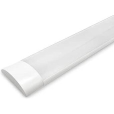 121 cm 50 W 3CCT (3000 K/4000 K/6500 K) 5000 LM vamzdžio lubų lempa rūsiui, dirbtuvėms, garažui, virtuvei, vonios kambariui, biurui, drėgnoms patalpoms, balta