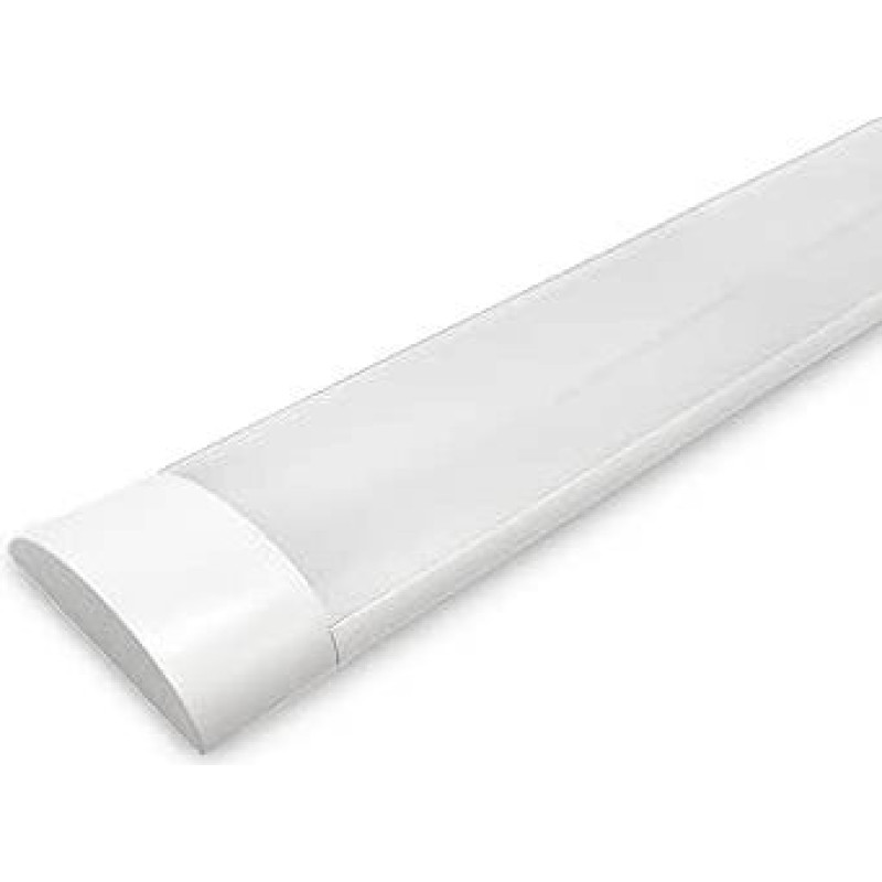 121 cm 50 W 3CCT (3000 K/4000 K/6500 K) 5000 LM vamzdžio lubų lempa rūsiui, dirbtuvėms, garažui, virtuvei, vonios kambariui, biurui, drėgnoms patalpoms, balta