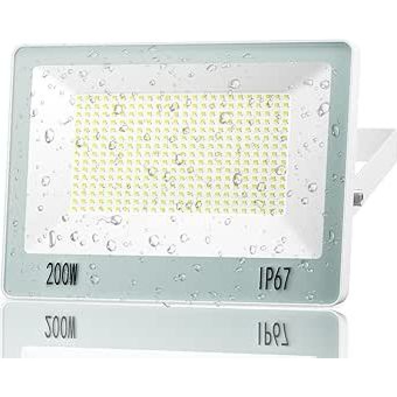 200W 20000LM LED prožektorių lauko 6500K IP67 vandeniui atsparus lauko apšvietimas sodui, kiemui, garažui, stadionui, tvartui
