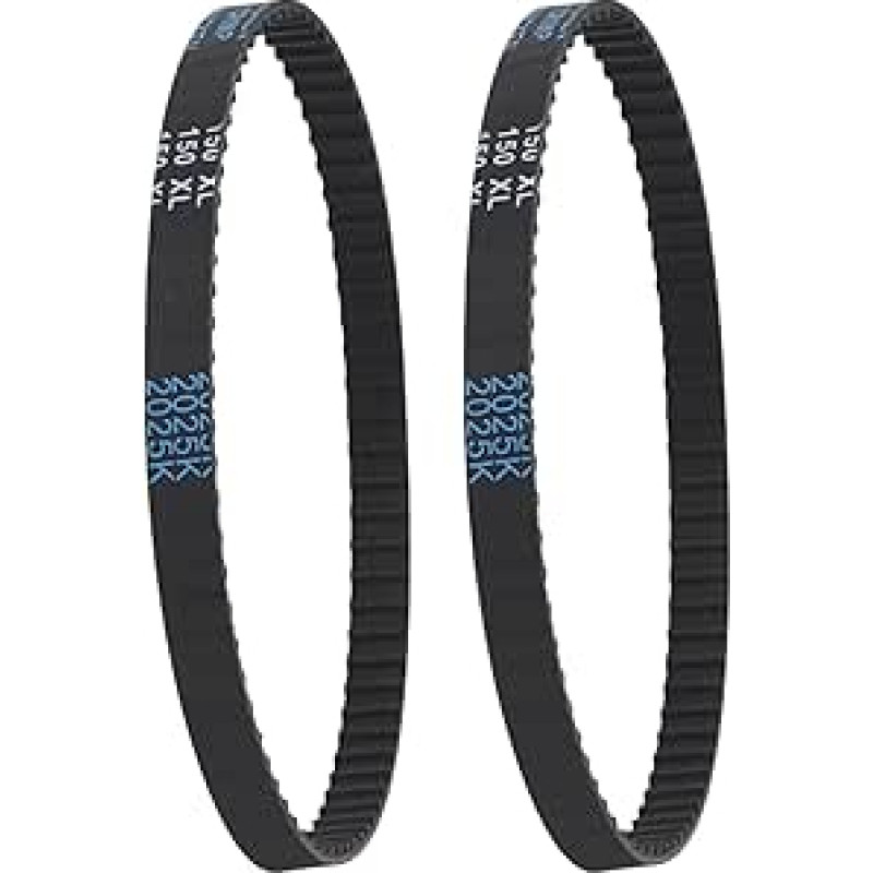Zahnriemen 150XL037 75 Zähne 10mm breit schwarz Getriebe Antriebsriemen Industrie Anwendungen