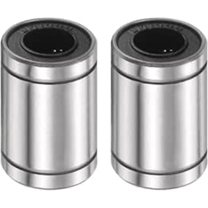 išteklių žemėlapis LM13UU Linearkugellager, 13 mm Bohrungsdurchmesser, 23 mm Außendurchmesser, 32 mm Länge, doppelseitige Gummidichtung, Linearbewegungslager für 3D-Drucker, CNC-Maschinen-Anwendungen, ABEC3