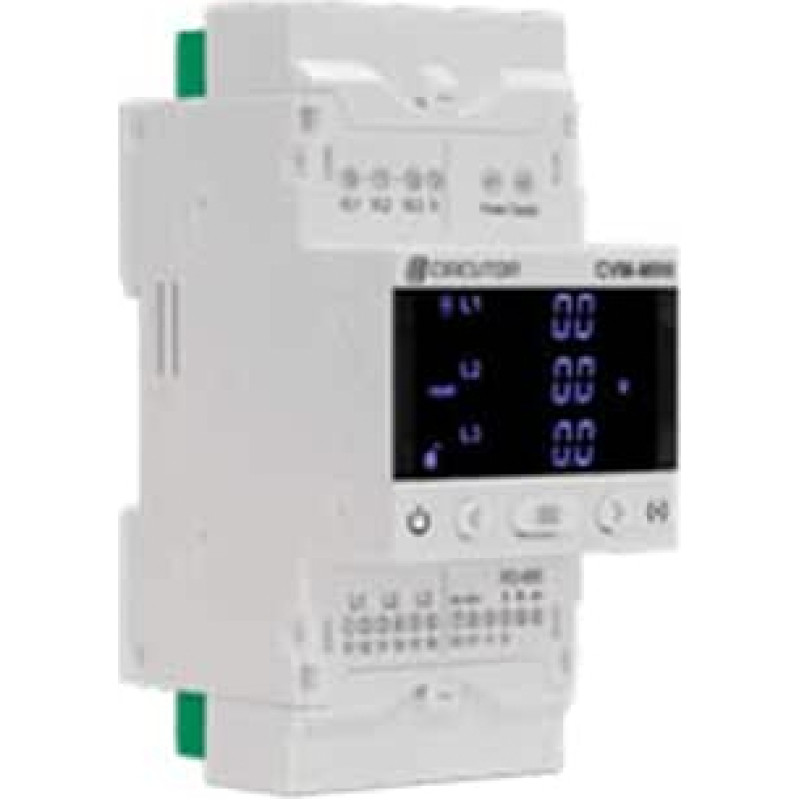 Circutor CVM-E3-MINI-ITF-485-IC, trifazis tinklo analizatorius su DIN laikikliu