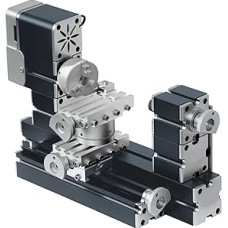 Leistungsstarke 60-W-Mini-Drehmaschine for Metall-DIY mit Sockel, 12.000 U/min, skirta Holz, Weichmetalle, Plexiglas und Kunststoff