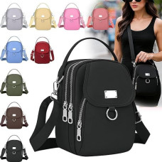 Crossbody-Tasche für Damen, kleine mehrere Taschen, Schultertasche, Handytasche, Geldbörse, Geldbörse für Reisen, Einkaufen, Arbeit