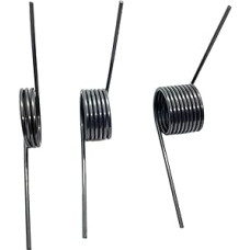 Hochleistungs-Zugfeder, 10 Stück Linkshänder 65 Mn Federstahl Torsionsfeder, 2,5 mm x 18 V-förmige Feder 3-9 Umdrehungen, 120 Grad(2,5 mm x 18 mm-120 laipsnių-7 ratai)