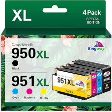 950XL 951XL suderinama su HP 950 XL 951 XL daugiapakuočių spausdintuvų kasetėmis, skirtomis HP Officejet Pro 8600 kasetėms 8620 8610 8100 8615 8625 8630 8640 8660 276dw 251dw (juoda, žydra, purpurinė, geltona)