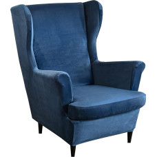 Mingfuxin Wing Chair Cover, 2 dalių rinkinys Stretch Wing Chair Cushion Sofa Slipcovers, Velvet Armchair Throws Wings Back Chair Covers Baldų apsauga gyvenamajame kambaryje Miegamasis Viešbutis