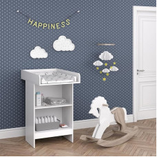 Vicco Leo Baby Changing Unit White 60 x 103 cm