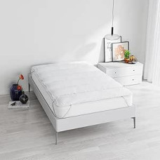 Elegant Quilted Topper with Elastic Bands for Single Bed 80 x 195 cm