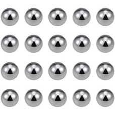 PATIKIL 11-mm-Präzisionskugeln, 100 Stück Kugellagerkugeln aus Kohlenstoffstahl