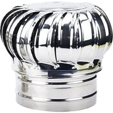 Edelstahl-Dachventilator, 200 mm, langlebig, nicht leistungsstark, Windturbine, Dachbodenventilator für Belüftung und Abluft