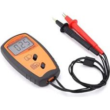 ERYUE Widerstandsvoltmeter mit LCD-Anzeige, Hochpräziser, Tragbarer Batterietester für Automobile, Elektrofahrzeuge, Mobiltelefonbatterien, Geeignet Zum Testen Verschiedener Batterien