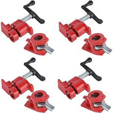 Didelio galingumo lietų vamzdžių spaustuvų rinkinys, skirtas medžio apdirbimo darbo stalui, tinkamas medžio apdirbimo varžtų spaustuvui Medienos apdirbimo replės, skirtos 3/4 colio srieginei lazdelei