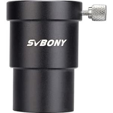 Svbony SV157 Telescope Eyepiece Adapter Ring, 1.25 Inch Optical Length 34 mm Telescope Eyepiece Mount Adapter, M28.5 x 0.6 Extension Tube Telescope Camera Accessories, Total Length 56 mm Photo Adapter