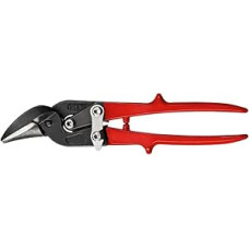 Bessey D17ASS Robust Right Hand Shape and Straight Cutting Snips, Red/Black