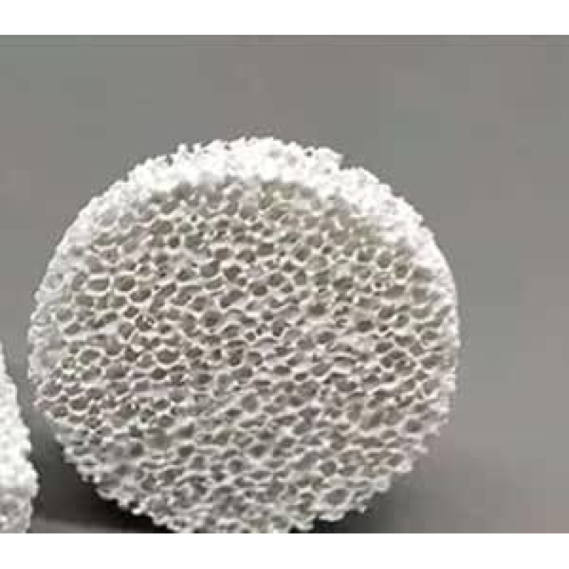 Hochtemperaturbeständiger Aluminiumoxidschaum-Keramik-Gussfilter - 1 Stück, 8-60 ppi, 80-90% Porosität,(100mmx22mm)