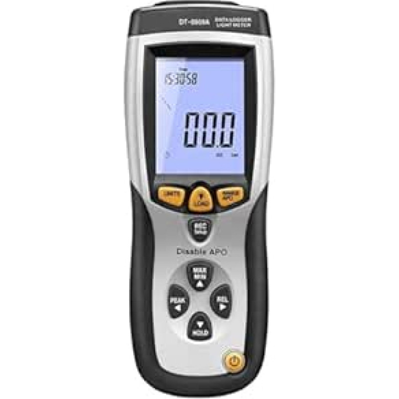 Digitaler Lichttester Beleuchtungsstärkemesser Handlichtmesser mit benutzerfreundlichem Design,UV-Messgerät