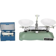 200g/0.2G Mechanical Tray Scales Triple Beam Scale Balance with Weights Chemical Physics Laboratory Teaching Aid