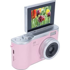 Digital Photography Camera 1080p 48MP 2.4 Inch HD Display 8X Electronic Zoom Video Camera for Outdoor Photography (Rosenate)