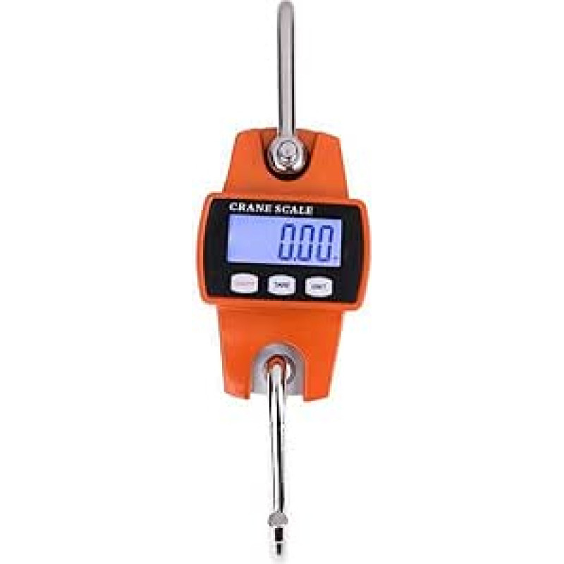Industrielle Kranwaage, Digitale Kranwaage, 300 Kilogramm/50 Gramm, Batterie, Industriewaage, Waage, tragbare Mini-LCD-Zugwaage, Haken-Wiegewerkzeug, kann genau messen