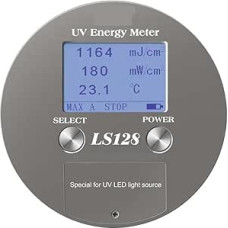 LS128 UV-Energiemessrät UV-Leistungs-Puck-Integrator mit Leistungstemperaturkurvenenergie for 340 nm bis 420 nm UV-LED-UV-Härtung
