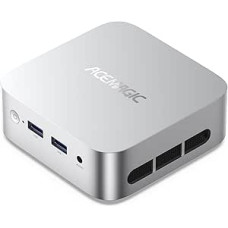 ACEMAGIC M5 Mini PC, 16GB DDR4 512GB M.2 SSD Micro PC with W11 Pro | RJ45 | 4K HDMI + DP | WiFi 5 for Home/Office/School