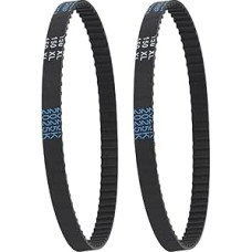 150XL037 Antriebsriemen 75 Zähne Gummi Zahnriemen Antriebsriemen 10 mm breit mit Hitzebeständigkeit und Anti-Aging-Eigenschaften für Maschinen (2 Stück)