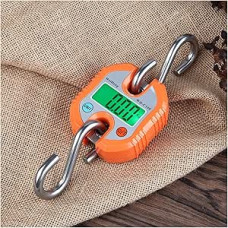 Kranwaage, Skaitmeninis Kranwaage Edelstahl 150 kg Hakenwaage Pramonė/Landwirtschaft/Labor Abnehmbare tragbare Mikrokranwaage(Orange)