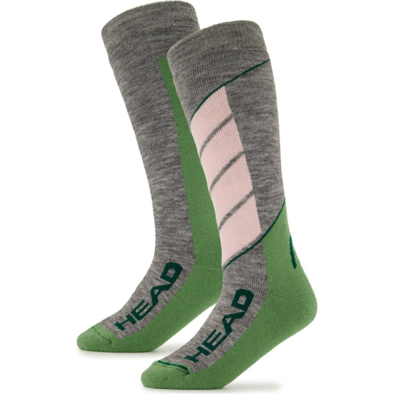 Ski socks long HEAD Ski Socks Performance, color: red-gray-blue, size 39-42, made in Bosnia and Herzegovina