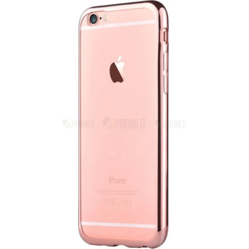 Devia Glimmer 2 Silicone Back Case for Apple iPhone 7 / 8 Transparent - Gold