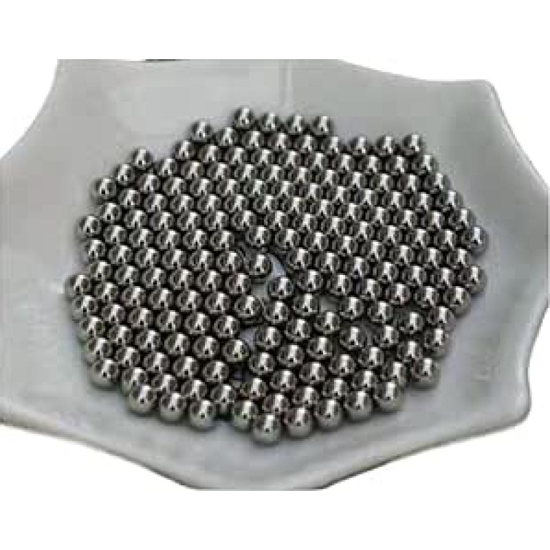 Lagerkugeln, massive Lagerstahlkugeln, kleine Präzisionsstahlkugeln, hochpräzise, 1-kg-Packung(1.588mm)