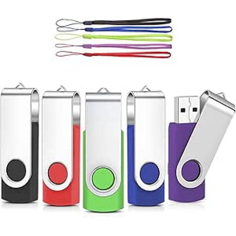 USB atmintinės 32 GB, 5 vnt., 