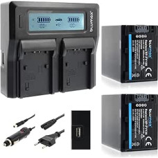 Blumax Blumax Blumax NP-FV120 baterija 3300 mAh dvigubas įkroviklis NP-FV120 dvigubas įkroviklis tinka įvairiems 