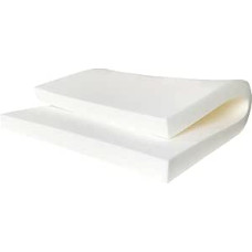 Ultradickes, hochdichtes Schaumstoffkissen für Möbel, Ersatz-Sitzkissen, Premium-Polsterschaumplatte für Esszimmerstühle und Fußhocker, Komfort und Haltbarkeit